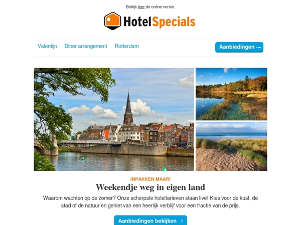 Hoteldeals in eigen land!