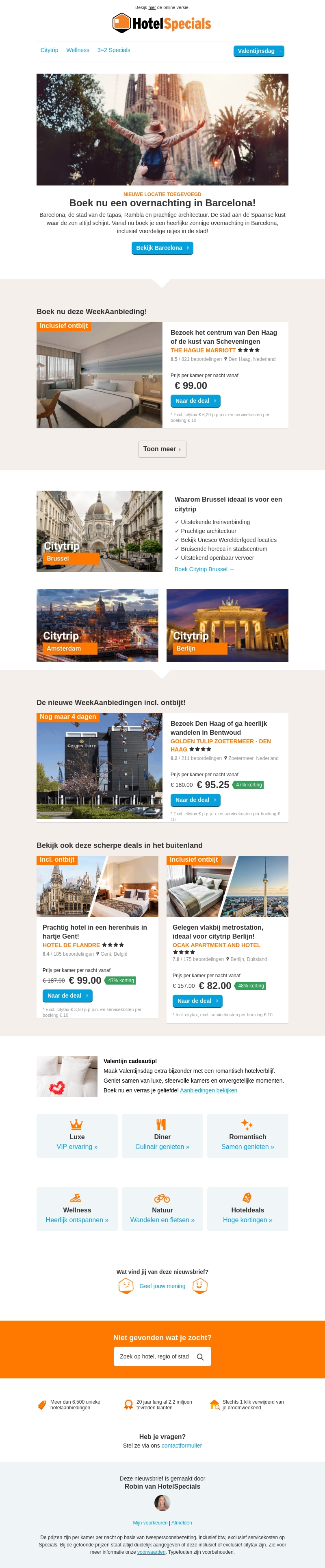 Welkom Barcelona! Welkom Barcelona!