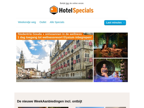 Stedentrip Gouda met wellness?