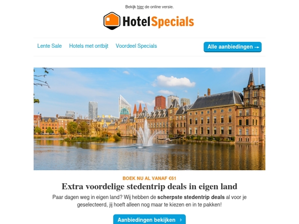 De scherpste stedentrip deals