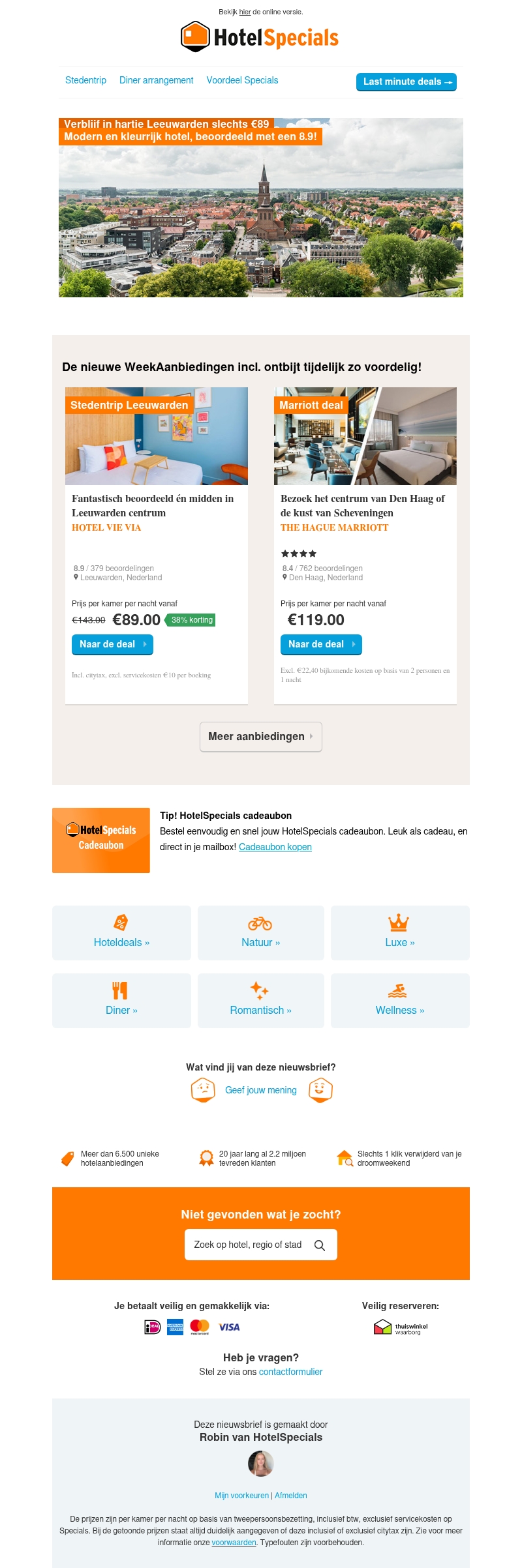 Weekdeals vanaf €89 icnl. ontbijt 🥐 Weekdeals vanaf €89 icnl. ontbijt 🥐