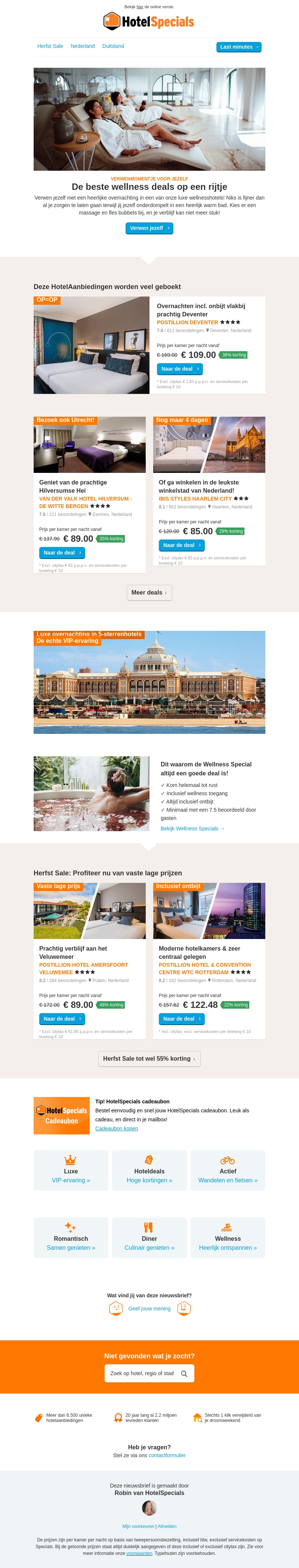 De beste luxe+wellness hoteldeals deze week De beste luxe+wellness hoteldeals deze week