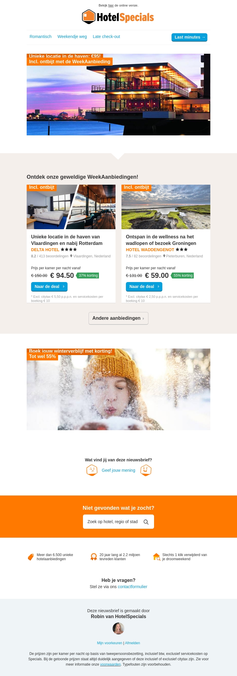 Mis deze WeekAanbiedingen niet Mis deze WeekAanbiedingen niet