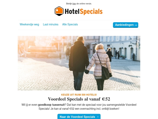 Voordeel Specials vanaf €52