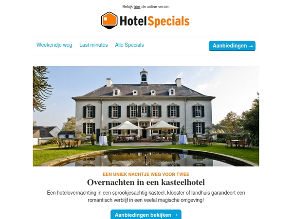 Overnachten in een kasteelhotel
