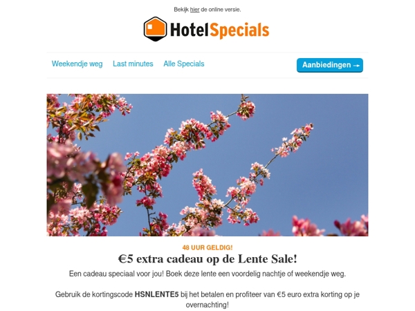 Een kortingscode speciaal voor jou 🏷️