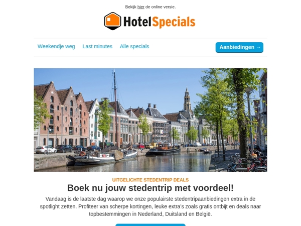 Scoor je stedentripdeal met voordeel