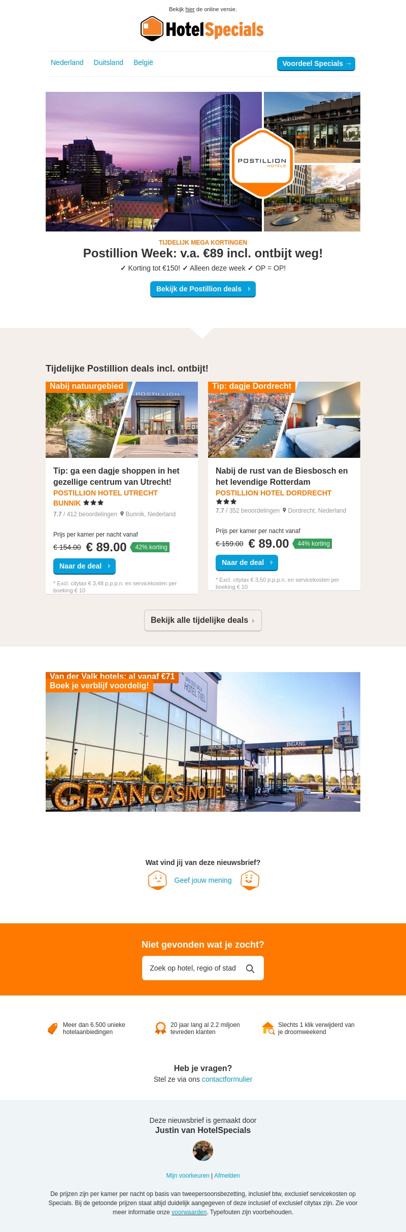 Postillion Week met hoge kortingen tot -55%! Postillion Week met hoge kortingen tot -55%!