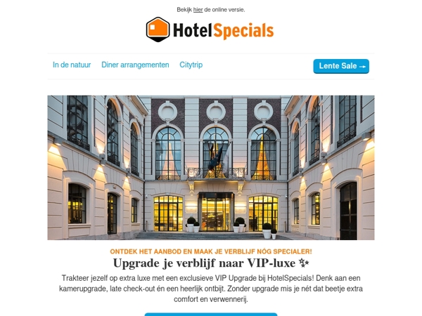 Upgrade je verblijf naar VIP-luxe ✨