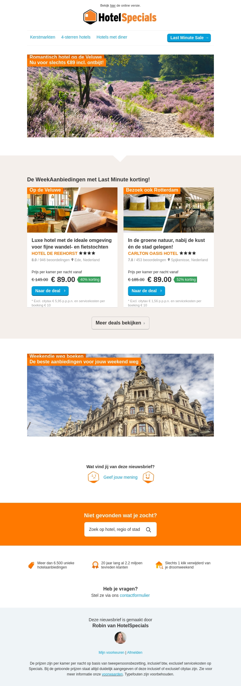 Romantisch hotel op de Veluwe Romantisch hotel op de Veluwe