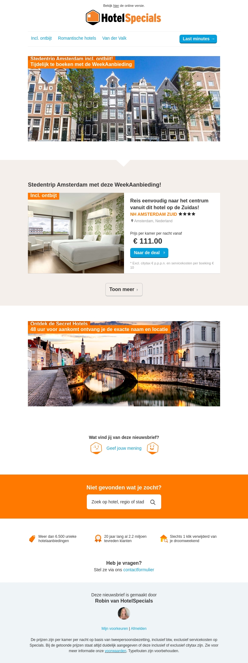 Stedentrip Amsterdam incl. ontbijt! Stedentrip Amsterdam incl. ontbijt!