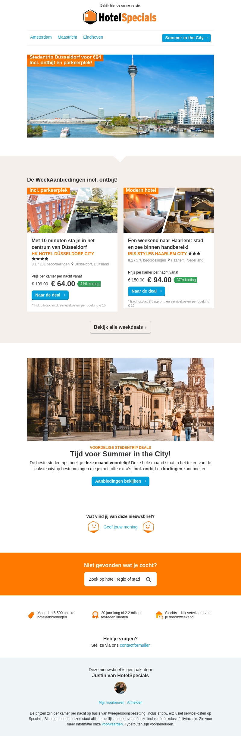 Stedentrip Düsseldorf voor €69 Stedentrip Düsseldorf voor €69