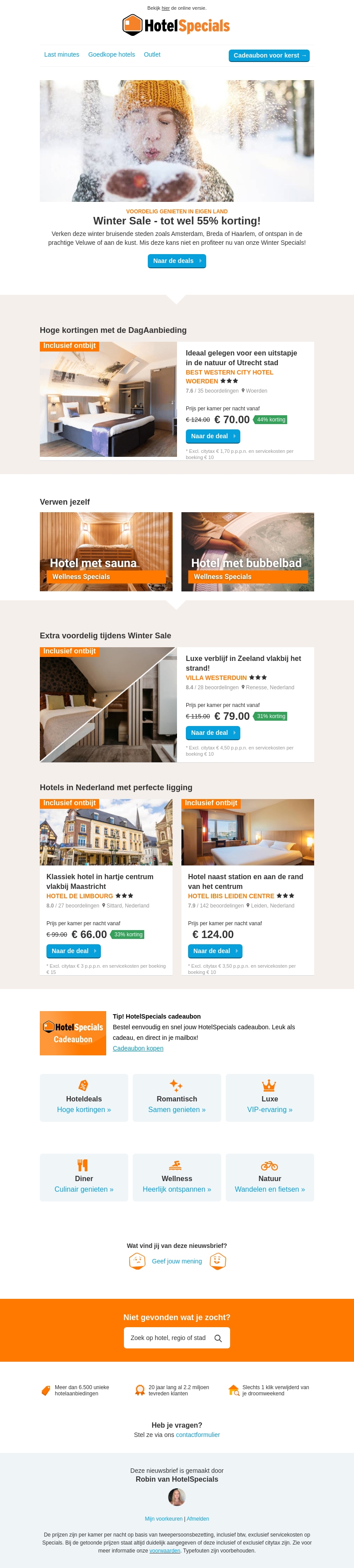 Supervoordeel tijdens onze Winter Sale Supervoordeel tijdens onze Winter Sale