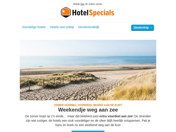 Weekendje weg aan zee