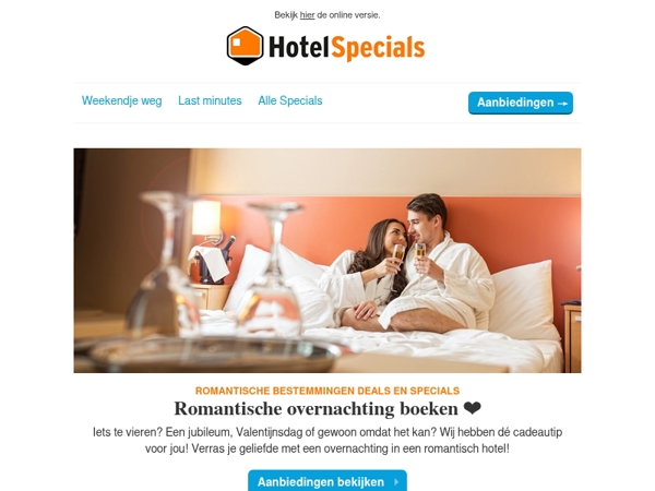 Romantische overnachting boeken ❤️