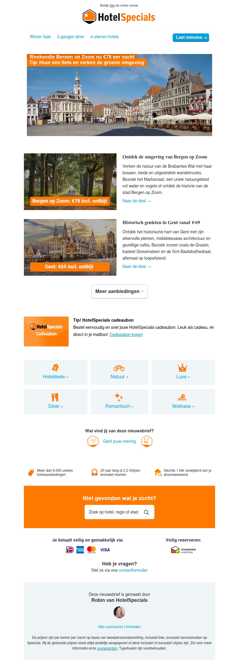 Jouw weekendje weg staat klaar Jouw weekendje weg staat klaar