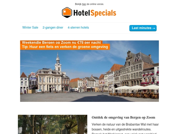 Jouw weekendje weg staat klaar