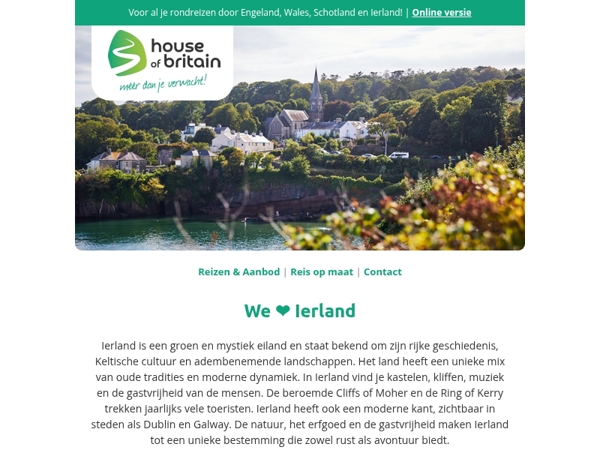 Ben jij wel eens in dit groene en mystieke land geweest?
