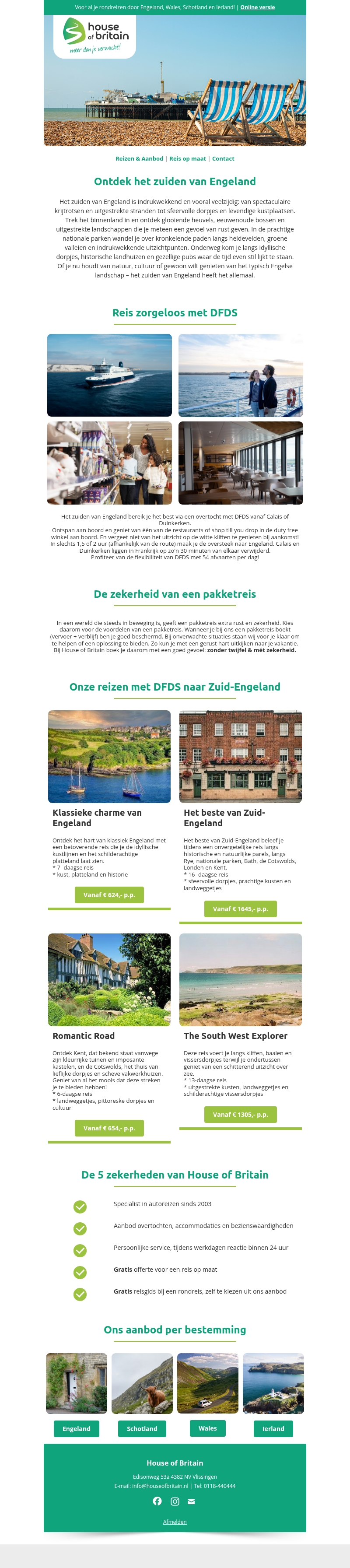 Ontdek het zuiden van Engeland met DFDS 🚢 Ontdek het zuiden van Engeland met DFDS 🚢