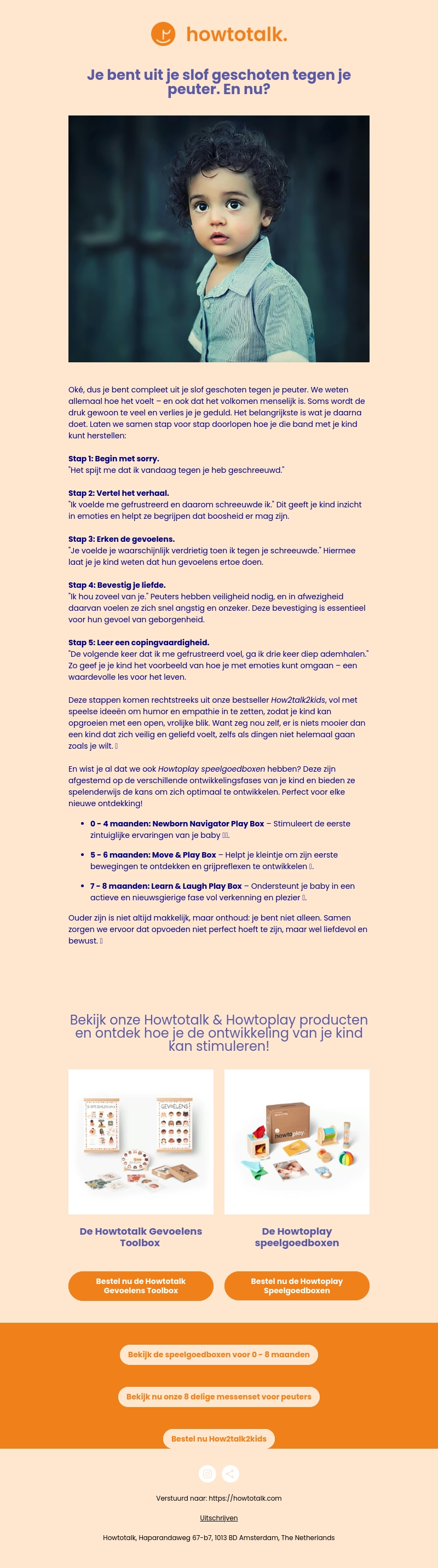 Je bent uit je slof geschoten. En nu? Je bent uit je slof geschoten. En nu?