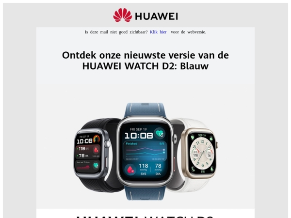 De nieuwste WATCH D2 is hier, nu met 30 euro extra korting!