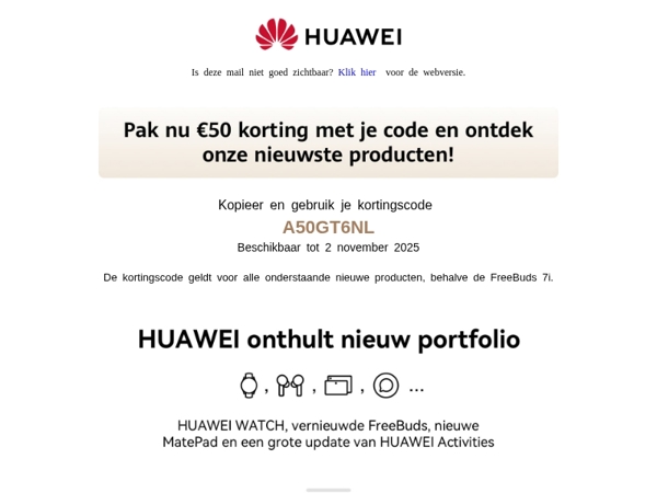 ✨Ontdek het nieuwste van HUAWEI