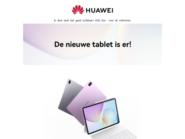 De nieuwe HUAWEI tablet is er!