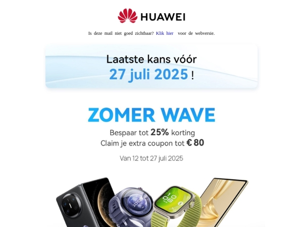 ⏳️Laatste kans: Mis de zomerdeals niet!