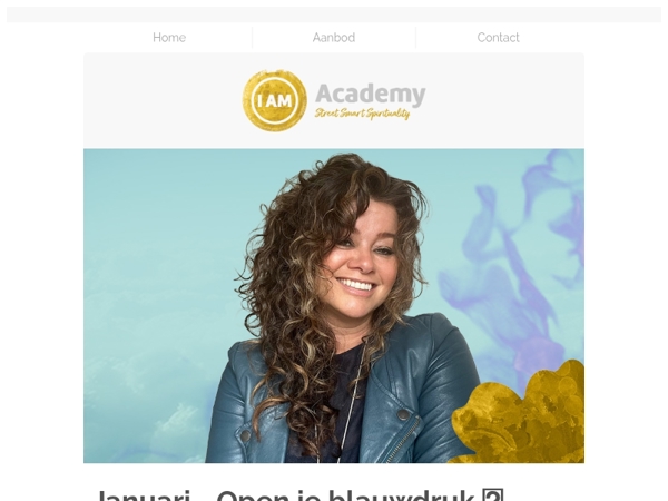 Nieuwsbrief Januari ⭐ Open je Blauwdruk ⭐