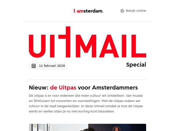 ✨ UITMAIL SPECIAL: De Uitpas voor alle Amsterdammers! 🕺 | Er op /uit