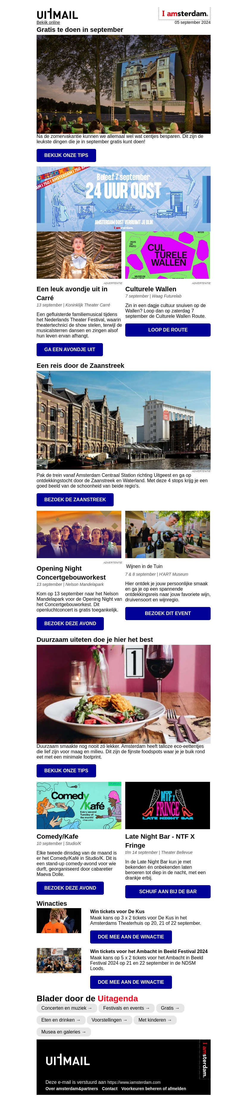 Gratis op pad in september ๐ฐ๐ | Duurzaam eten doe je hier ๐ฝ๏ธ โ
| Er op /uit Gratis op pad in september ๐ฐ๐ | Duurzaam eten doe je hier ๐ฝ๏ธ โ
| Er op /uit