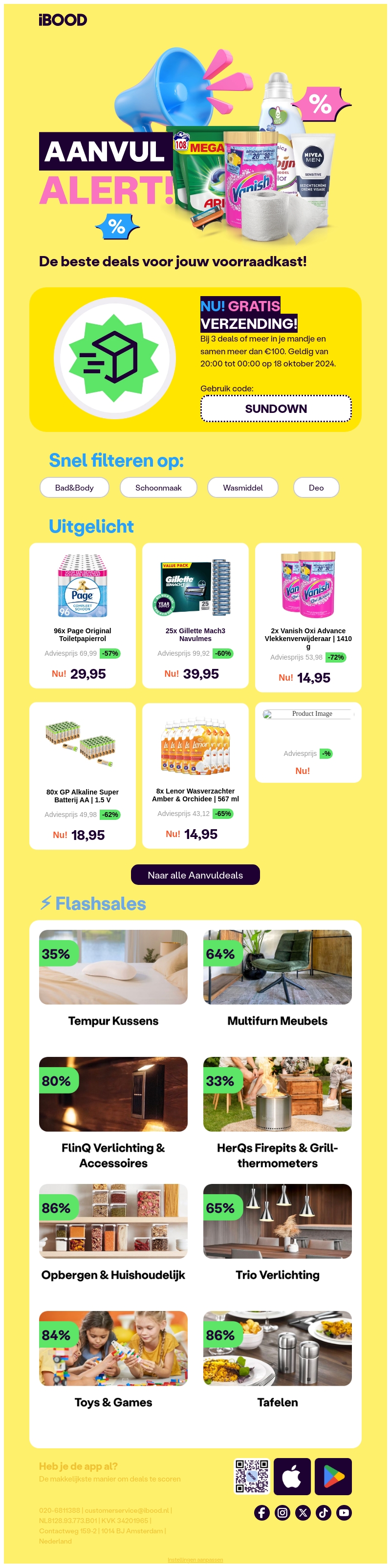 📢 AANVUL ALERT❗️Sla nu toe 📢 AANVUL ALERT❗️Sla nu toe