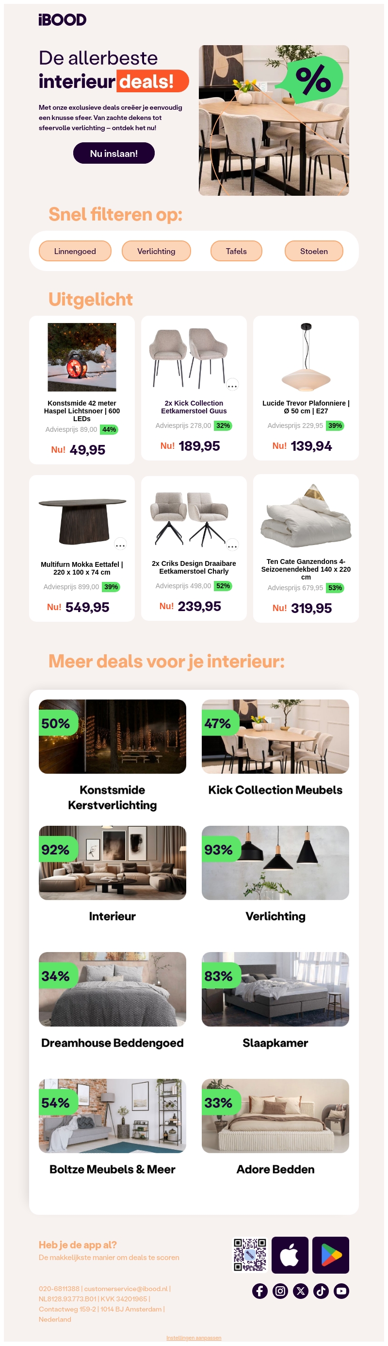 ✨ Verwen jezelf met luxe woondeals deze winter! ✨ Verwen jezelf met luxe woondeals deze winter!