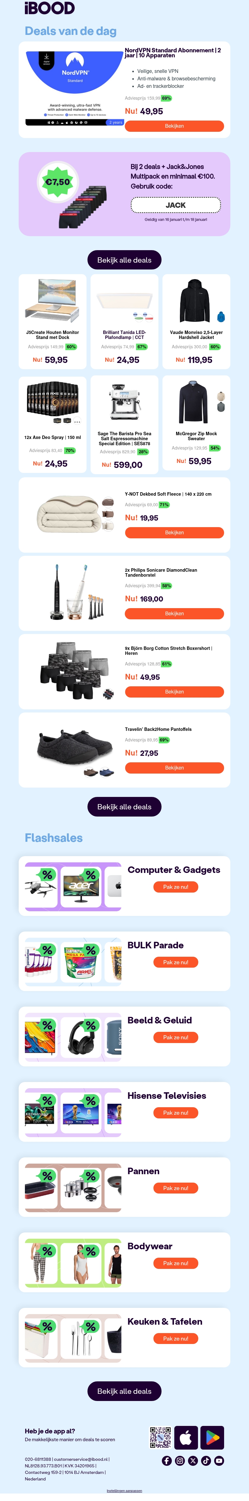 Nu: NordVPN Standard Abonnement | 2 jaar | 10 Apparaten voor slechts 49,95 ! Nu: NordVPN Standard Abonnement | 2 jaar | 10 Apparaten voor slechts 49,95 !