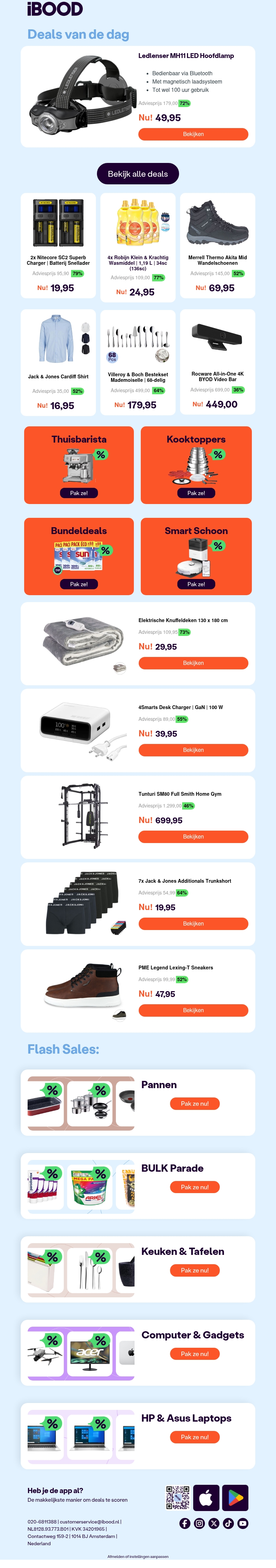 Nu: Ledlenser MH11 LED Hoofdlamp voor 49,95 Nu: Ledlenser MH11 LED Hoofdlamp voor 49,95