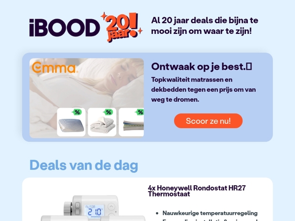 Nu: 4x Honeywell Rondostat HR27 Thermostaat voor slechts 39,95 !