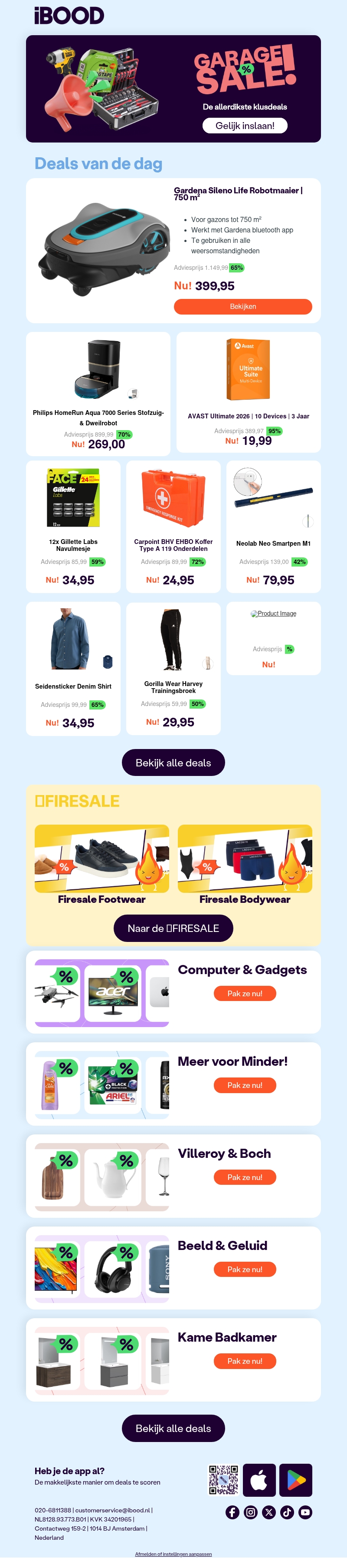 Nu: Gardena Sileno Life Robotmaaier | 750 m² voor slechts 399,95 ! Nu: Gardena Sileno Life Robotmaaier | 750 m² voor slechts 399,95 !