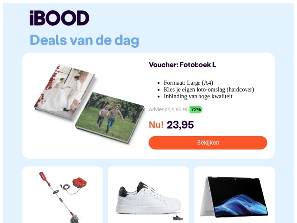 Nu: Voucher: Fotoboek L voor 23,95