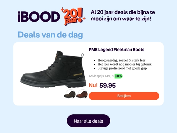 Nu: PME Legend Fleetman Boots voor 59,95