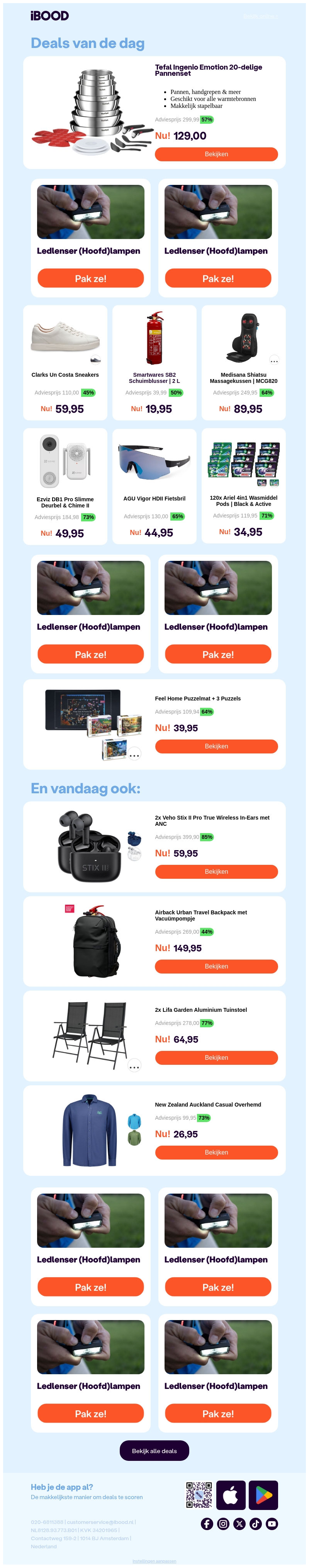 NU 129,00 ! Tefal Ingenio Emotion 20-delige Pannenset NU 129,00 ! Tefal Ingenio Emotion 20-delige Pannenset