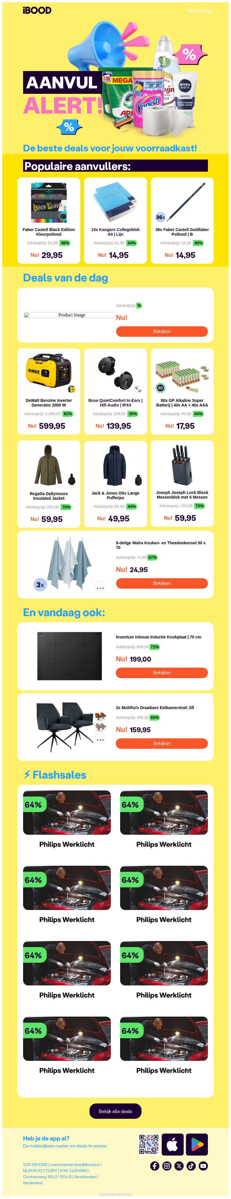 Aanvul Alert! 📢 De beste deals voor jouw voorraadkast! 📦 Aanvul Alert! 📢 De beste deals voor jouw voorraadkast! 📦
