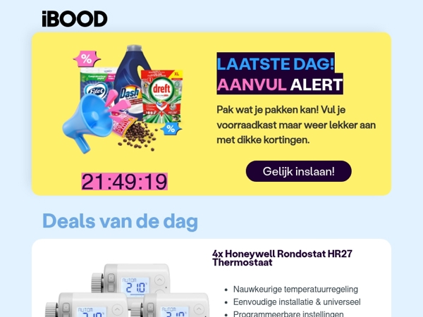 Nu: 4x Honeywell Rondostat HR27 Thermostaat voor slechts 39,95 !