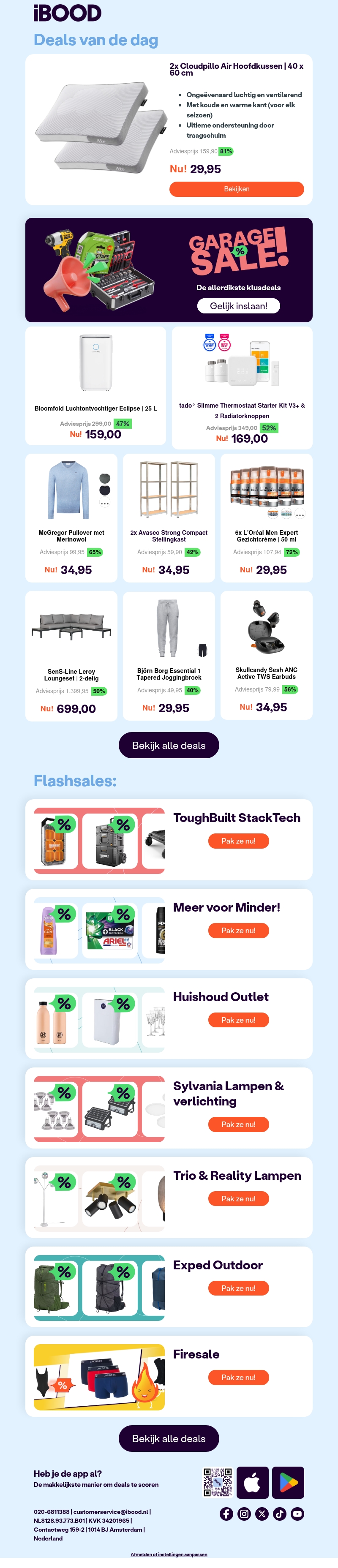 Nu: 2x Cloudpillo Air Hoofdkussen | 40 x 60 cm voor slechts 29,95 ! Nu: 2x Cloudpillo Air Hoofdkussen | 40 x 60 cm voor slechts 29,95 !