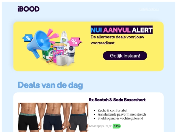 Nu: 9x Scotch & Soda Boxershort voor slechts 34,95 !
