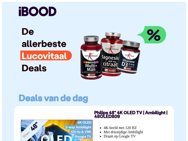 Nu: Philips 48" 4K OLED TV | Ambilight | 48OLED809 voor 699,00