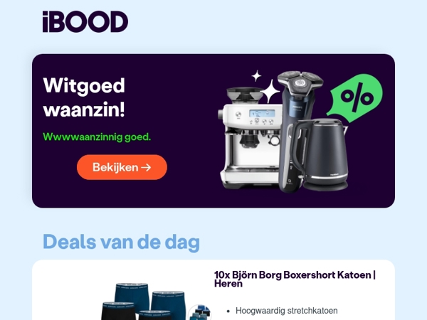 Nu: 10x Björn Borg Boxershort Katoen | Heren voor slechts 59,95