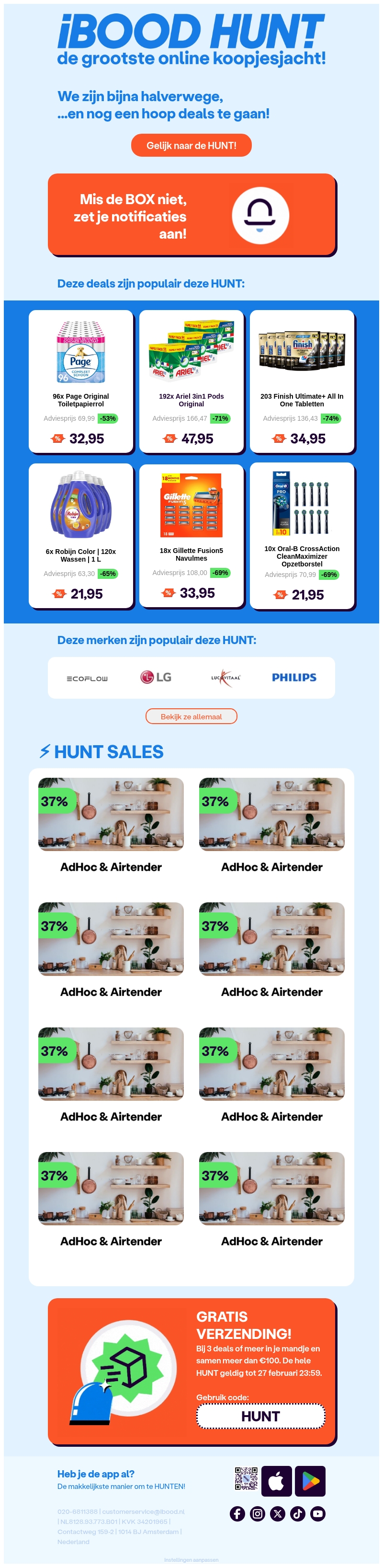 Er staan verse HUNT-deals klaar!🚨 Er staan verse HUNT-deals klaar!🚨