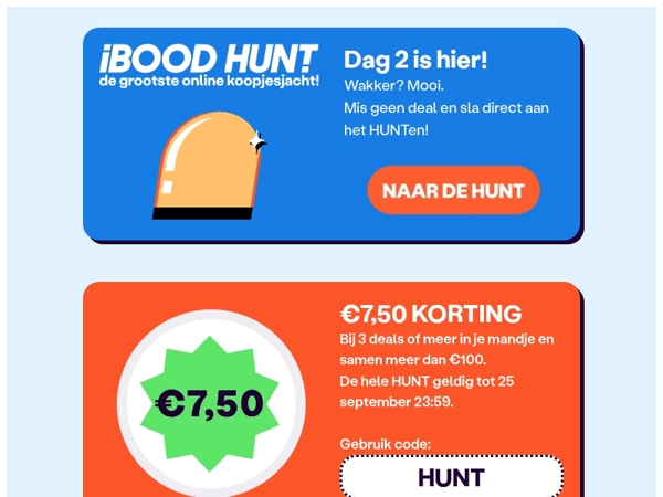 🚨Ben je er klaar voor? HUNT dag 2 is on!
