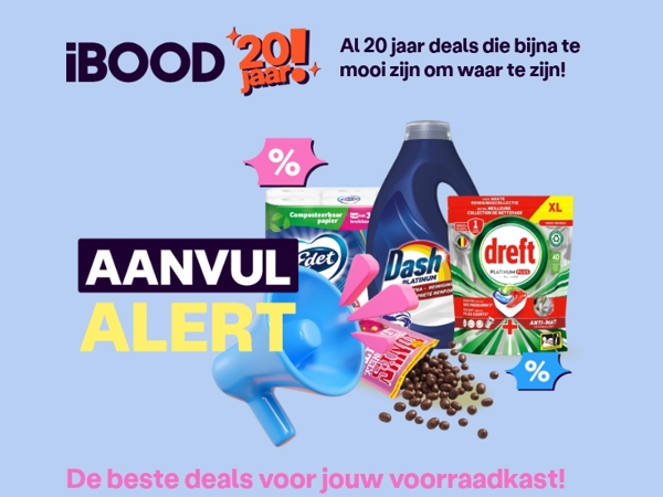 📢 Aanvul Alert! Vul je voorraadkast voordelig aan