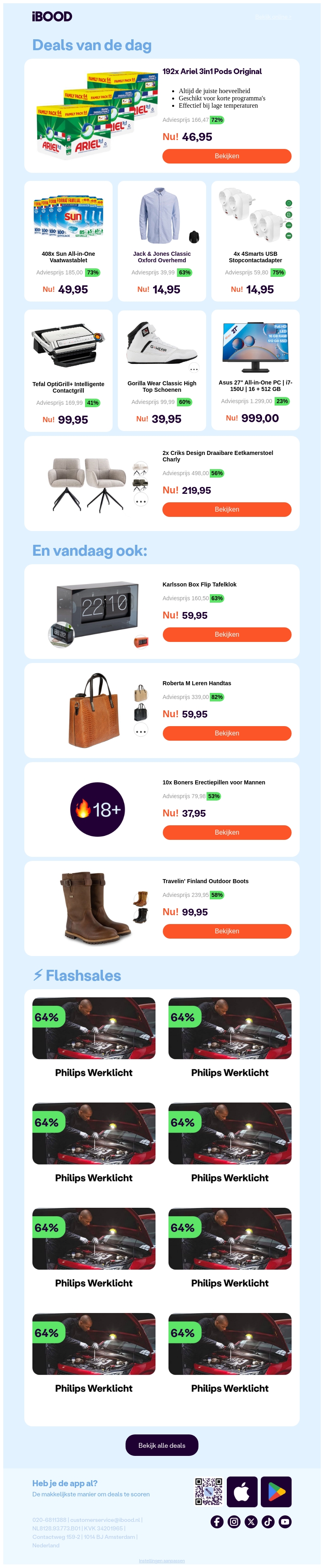 46,95 : 192x Ariel 3in1 Pods Original 46,95 : 192x Ariel 3in1 Pods Original